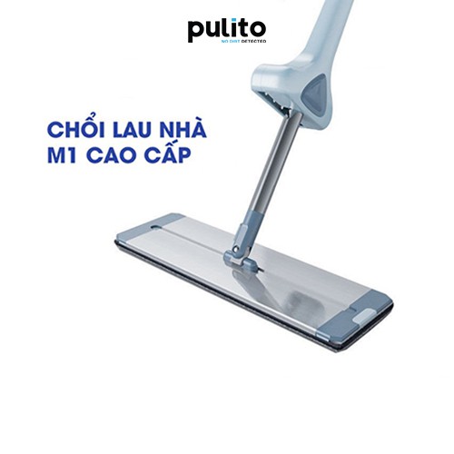 Chổi lau nhà tự vắt thông minh Pulito bàn lau cỡ lớn đầu xoay 360 độ tiện dụng CLN-G9 -PulitoVN