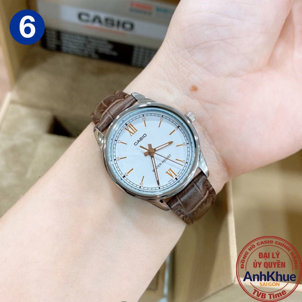 Đồng hồ nữ dây da Casio Standard chính hãng Anh Khuê LTP-V005 Series | BigBuy360 - bigbuy360.vn