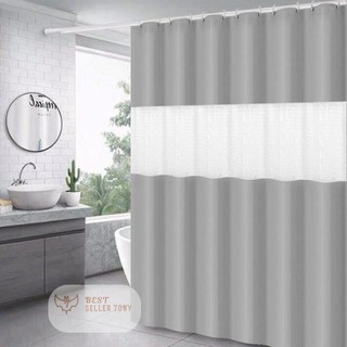 Rèm cửa nhà tắm phong cách Châu Âu cực đẹp Kèm móc treo tiện lợi Shower curtains