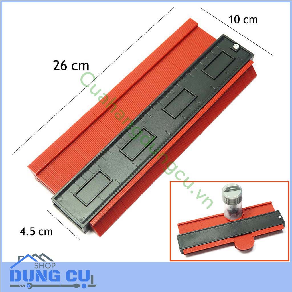 Thước sao chép hình dạng đa năng 25cm-50cm