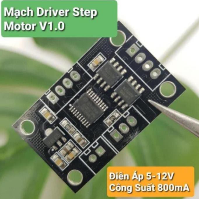 Mạch Driver Step Motor V1.0, Điều Khiển Động Cơ Bước