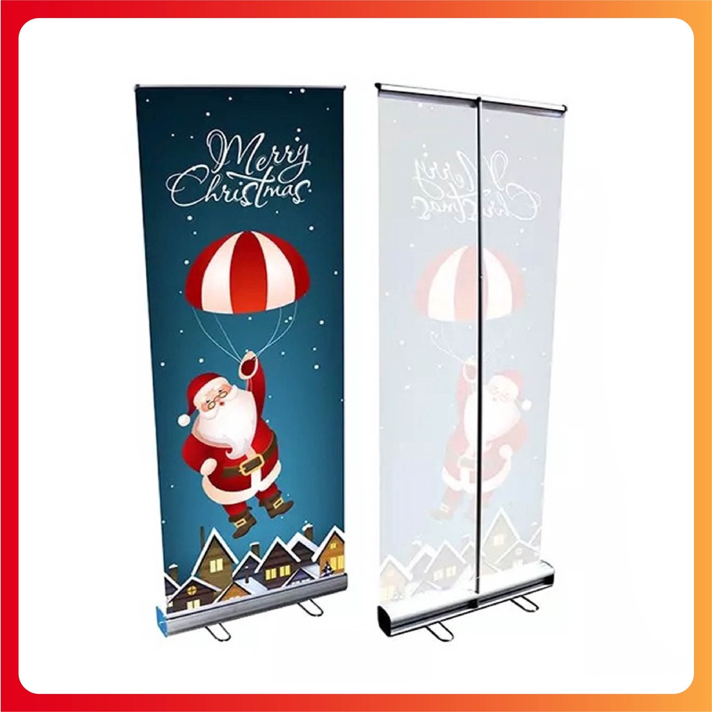 Standee Cuốn Nhôm Chân Inox Cao Cấp