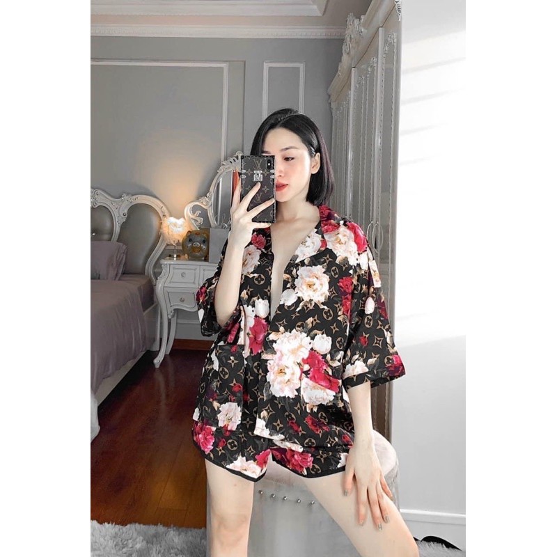 PYJAMA ĐÙI LỤA MAINGO HÀNG CAO CẤP