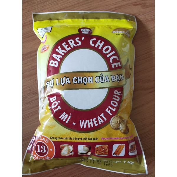 1kg Bakers Choice số 13 - Bột làm bánh mỳ/Pizza