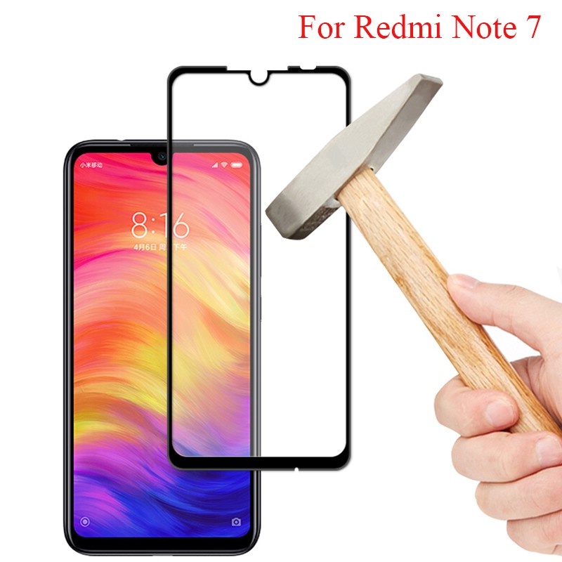 Kính cường lực 2.5D 9H chống cháy nổ cho Xiaomi Redmi Note 7