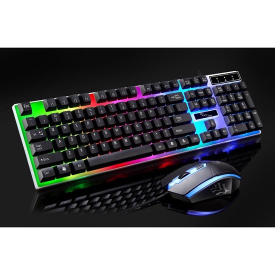 Combo Bộ Chuột Bàn Phím Gaming Có Dây G21 Có Đèn Led 7 Màu