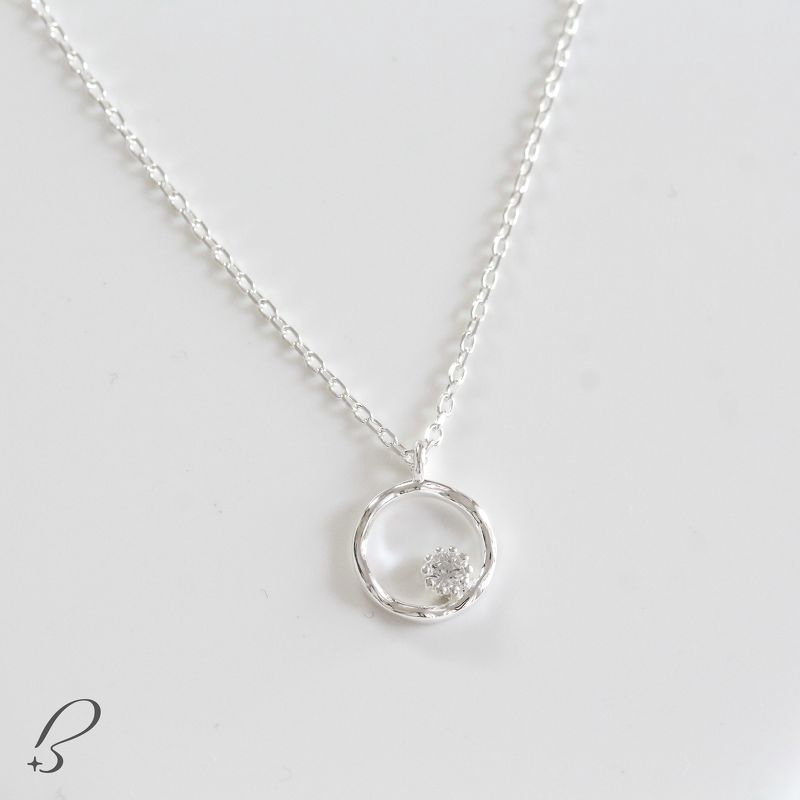 [GIẢM 50% CHO SP THỨ 2] Vòng cổ bạc Bling it tròn đính hột BIVC187 | BigBuy360 - bigbuy360.vn