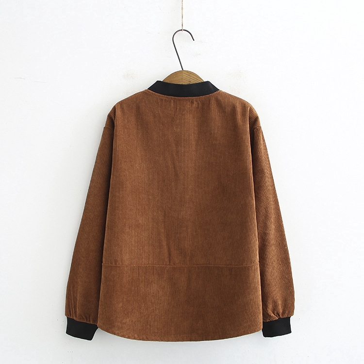 Plus Size Women's New Korean Version Jacket Long Sleeved Spring Autumn Jackets | BigBuy360 - bigbuy360.vn