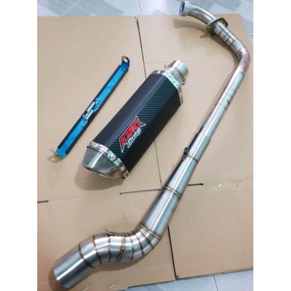 Pô KING DRAG gồm cổ 2 khúc Exciter 135,150,155. Winer Sonic Raider Fi Satria Gsx, xe khác.