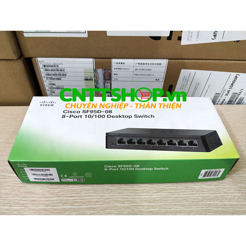 SF95D-08 Thiết bị mạng Switch Cisco SMB 95 Series 8 Ports 10/100 Mbps