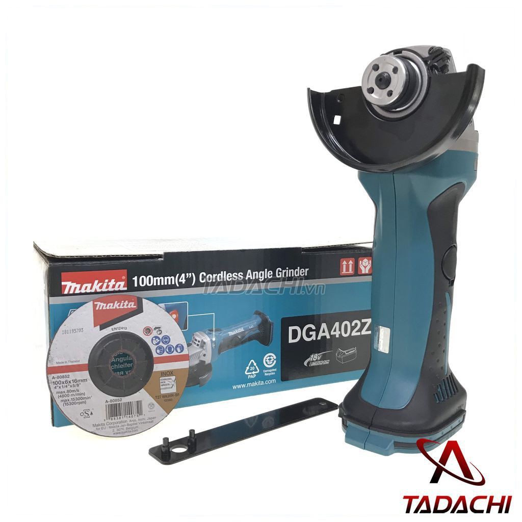 Máy mài góc dùng Pin 18v Makita DGA402Z (thân máy không pin sạc)