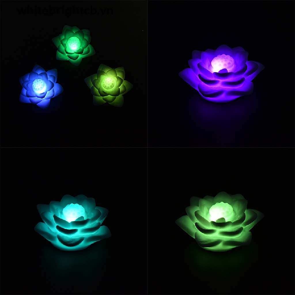 Đèn LED Hình Hoa Sen Thay Đổi 7 Màu Sắc