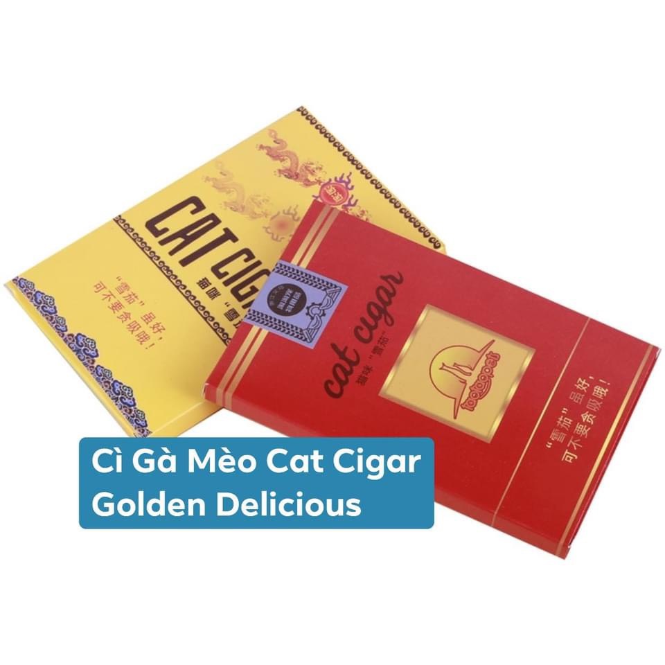 Xì Gà Cigar Cho Mèo - Khử Mùi Hôi Miệng Cho Mèo - Tốt Cho Hệ Tiêu Hóa - Khử Búi Lông Trong Ruột