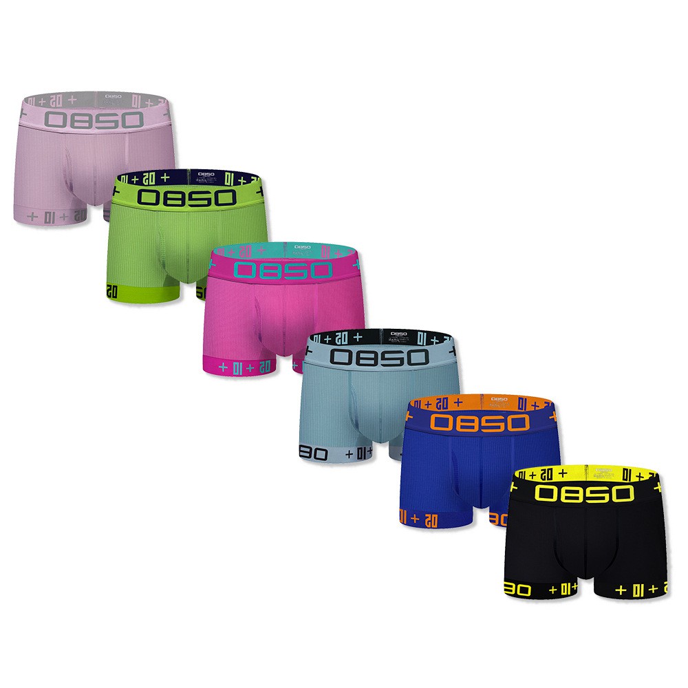 ORLVS Quần lót boxer thoáng khí gợi cảm cho nam Bs3514