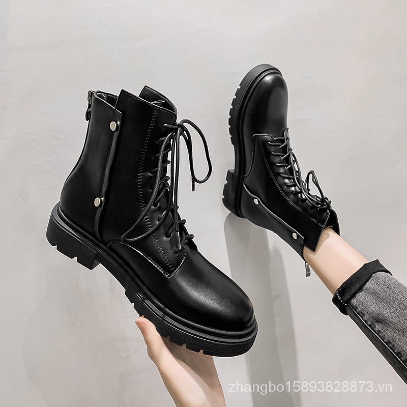 Giày bốt DR. MARTENS cổ cao thời trang 2020 dành cho nữ