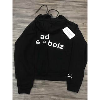 áo hoodie nỉ mũ Hai lớp logo thêu tay ngực cá tính, Sadboiz SIGNATURE,form rộng oversize nam nữ unisex | BigBuy360 - bigbuy360.vn