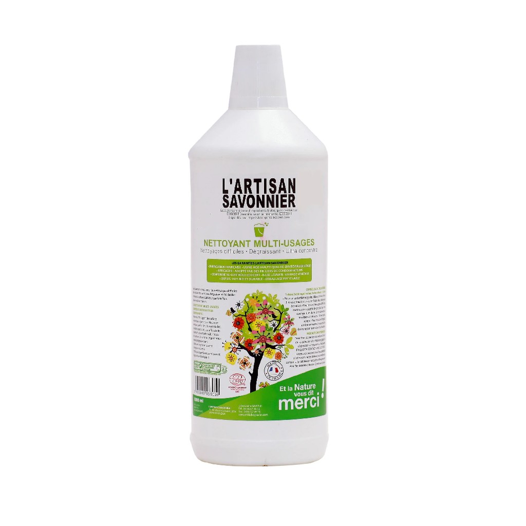 Tẩy rửa đa năng nhiều bề mặt Artisan Savonnier 1 Lít
