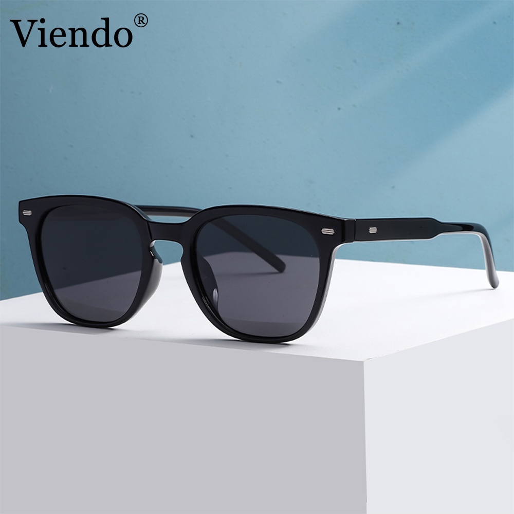 Kính râm Viendo gọng vuông chống tia uv màu sắc thời trang cho nam nữ