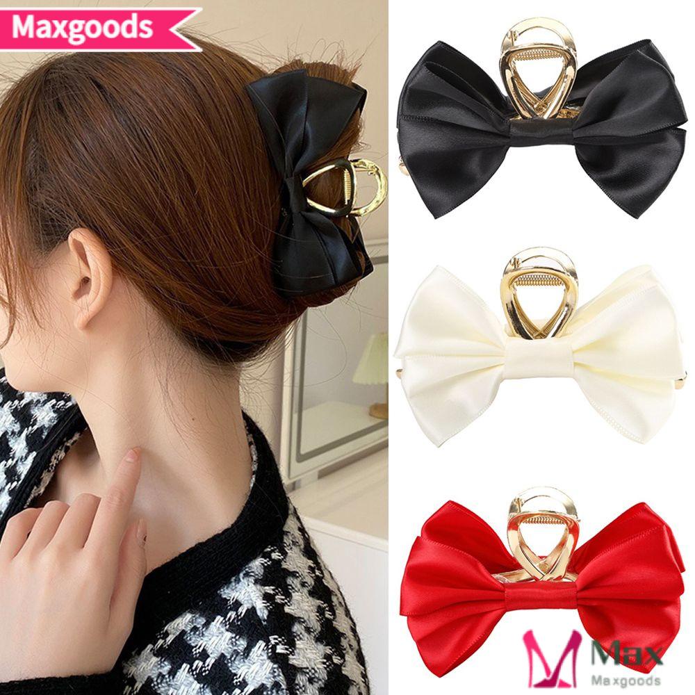 Kẹp Tóc Càng Cua Cố Định Chắc Chắn Đính Nơ Xinh Xắn Thích Hợp Làm Quà Tặng