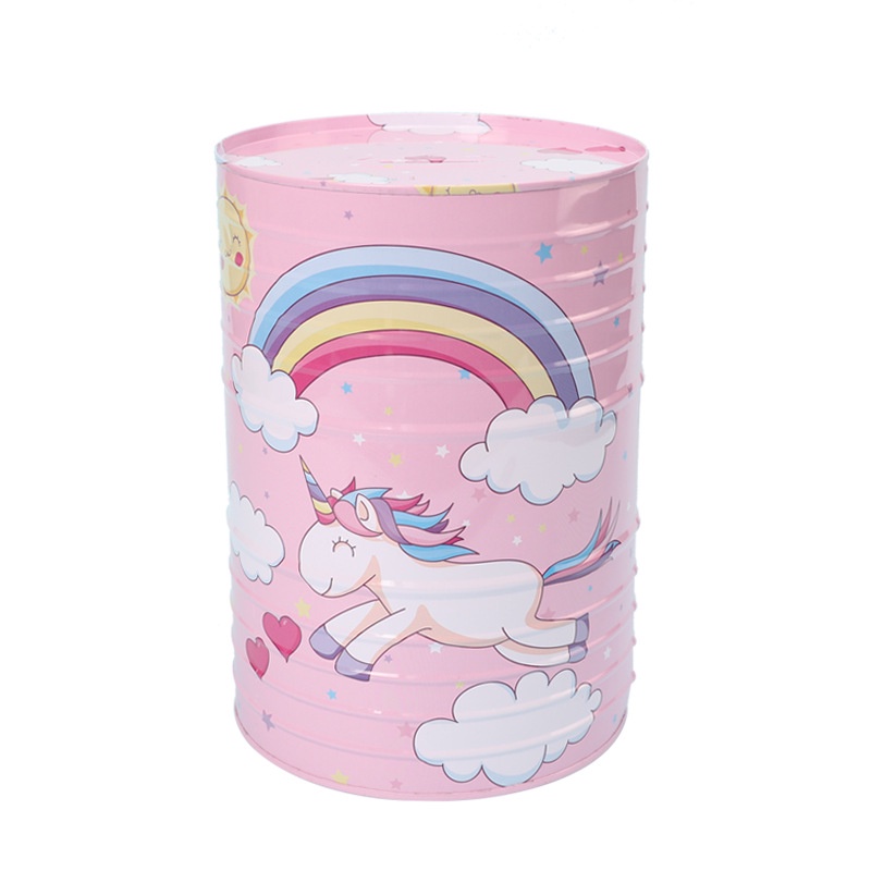 Hộp Thiếc Đựng Tiền Tiết Kiệm Hình Kỳ Lân Dễ Thương