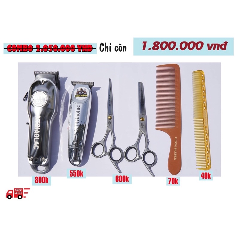 Combo bộ đồ nghề siêu rẻ TƯỜNGBARBER