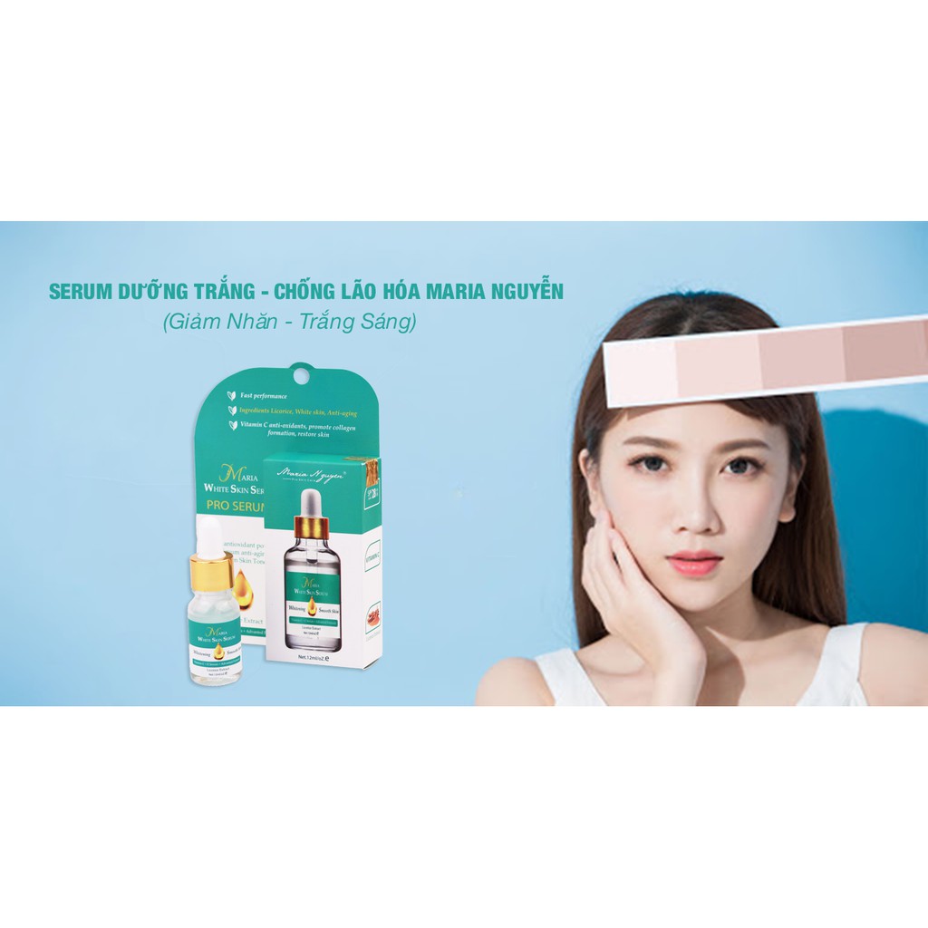 SERUM DƯỠNG TRẮNG – CHỐNG LÃO HÓA DA MARIA 12ML