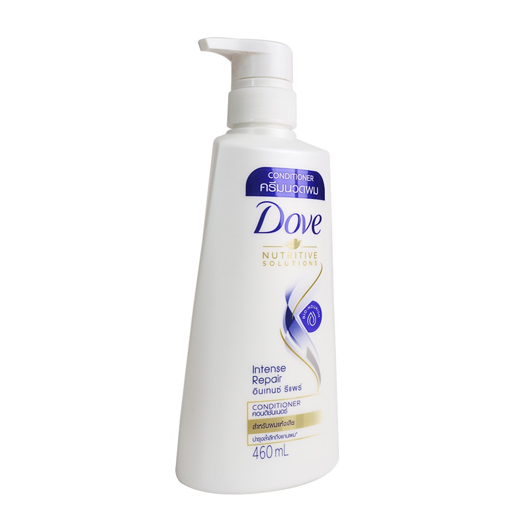 Dầu xả phục hồi tóc khô DOVE Thái Lan 460ml - chai màu trắng - Intense repair hair conditioner