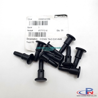 Nút giữ công tắc dùng cho máy cắt sắt makita lw1400 lw1401 2414nb 417113-4