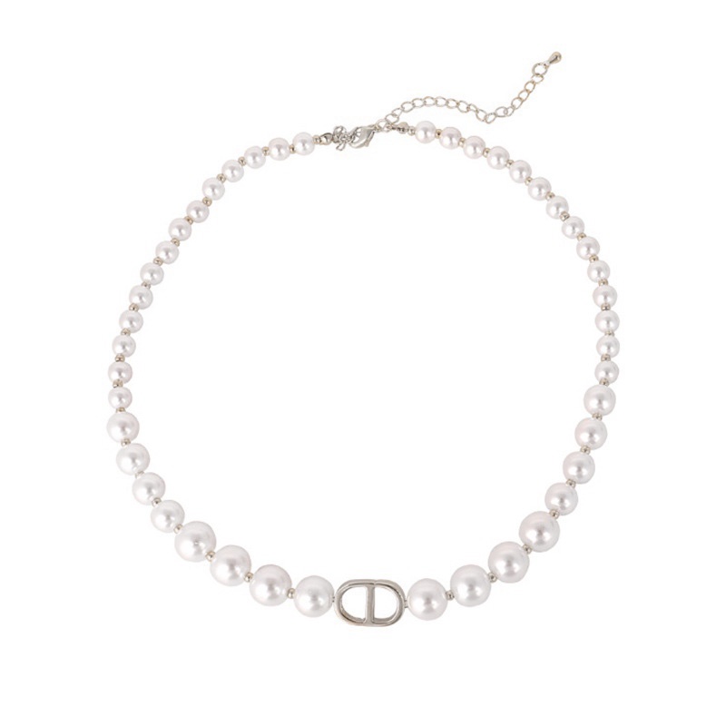 Vòng cổ choker ngọc trai giả cho đám cưới