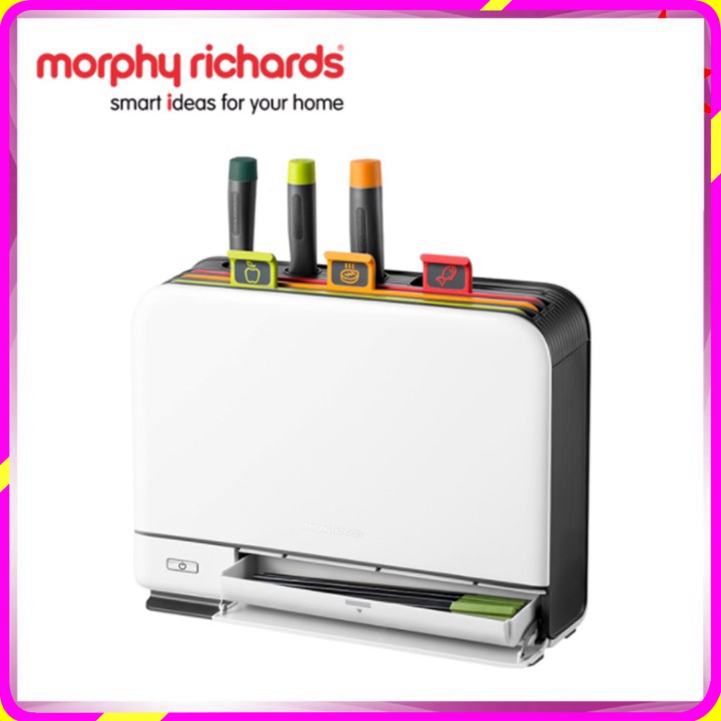 [GIÁ TỐT - CHÍNH HÃNG 100%] Bộ Dao Thớt Khử Khuẩn UV Và Sấy Khô Morphy Richards MR1001 - HÀNG NHẬP K