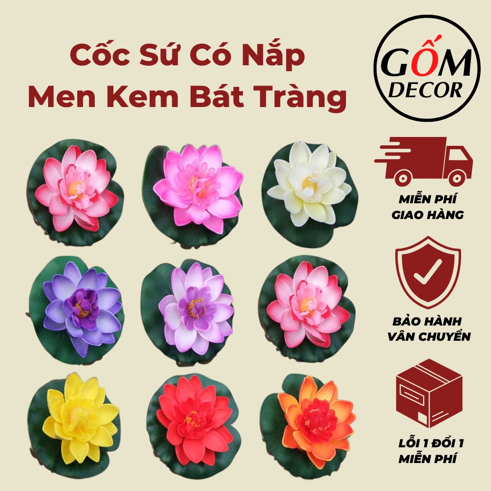 Hoa sen thả hồ trang trí tiểu cảnh, thả bát tụ thủy, thả hồ, thả bể cá nhiều mẫu đẹp