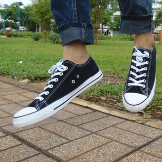 Giày CV Allstar Nam Đen Cổ Thấp