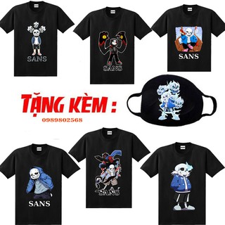 [SALE HOT] BST Áo BIỆT ĐỘI GANGSTER- SANS Undertale độc chất
