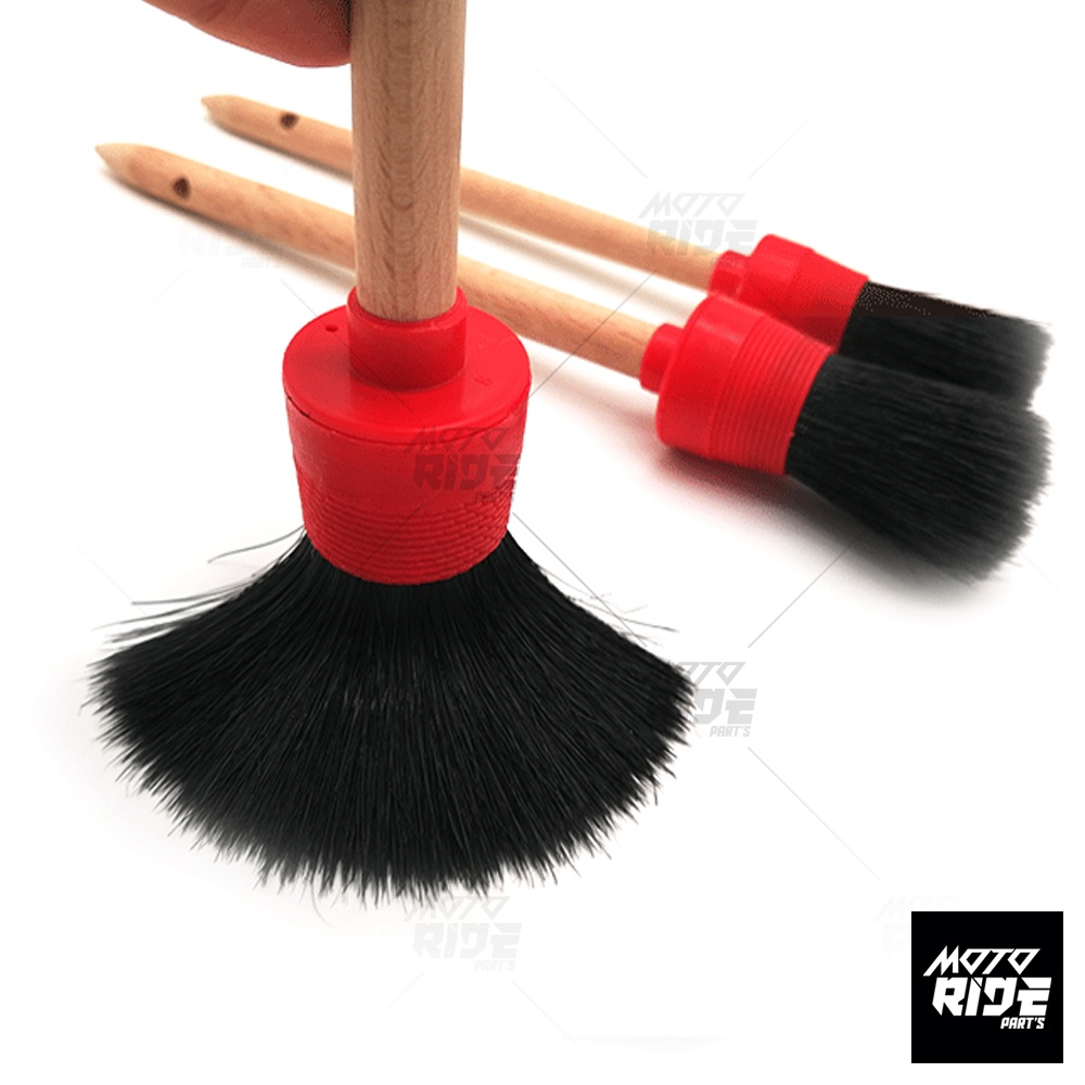 BỘ 3 CÂY CỌ RỬA XE CÁN GỖ #4 #6 #10