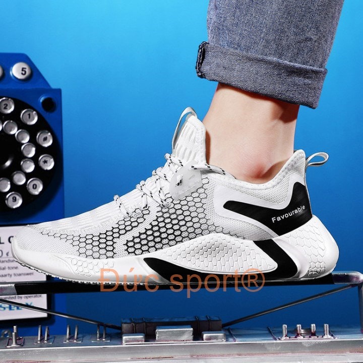 Giày Thể Thao Nam Tập Gym Chạy Bộ Thể Dục Đức Sport G390 giày sneaker nam hàn quốc cổ thấp