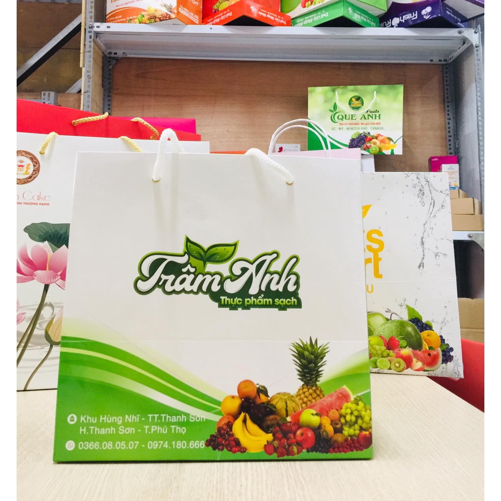 In túi giấy đựng hoa quả giá rẻ