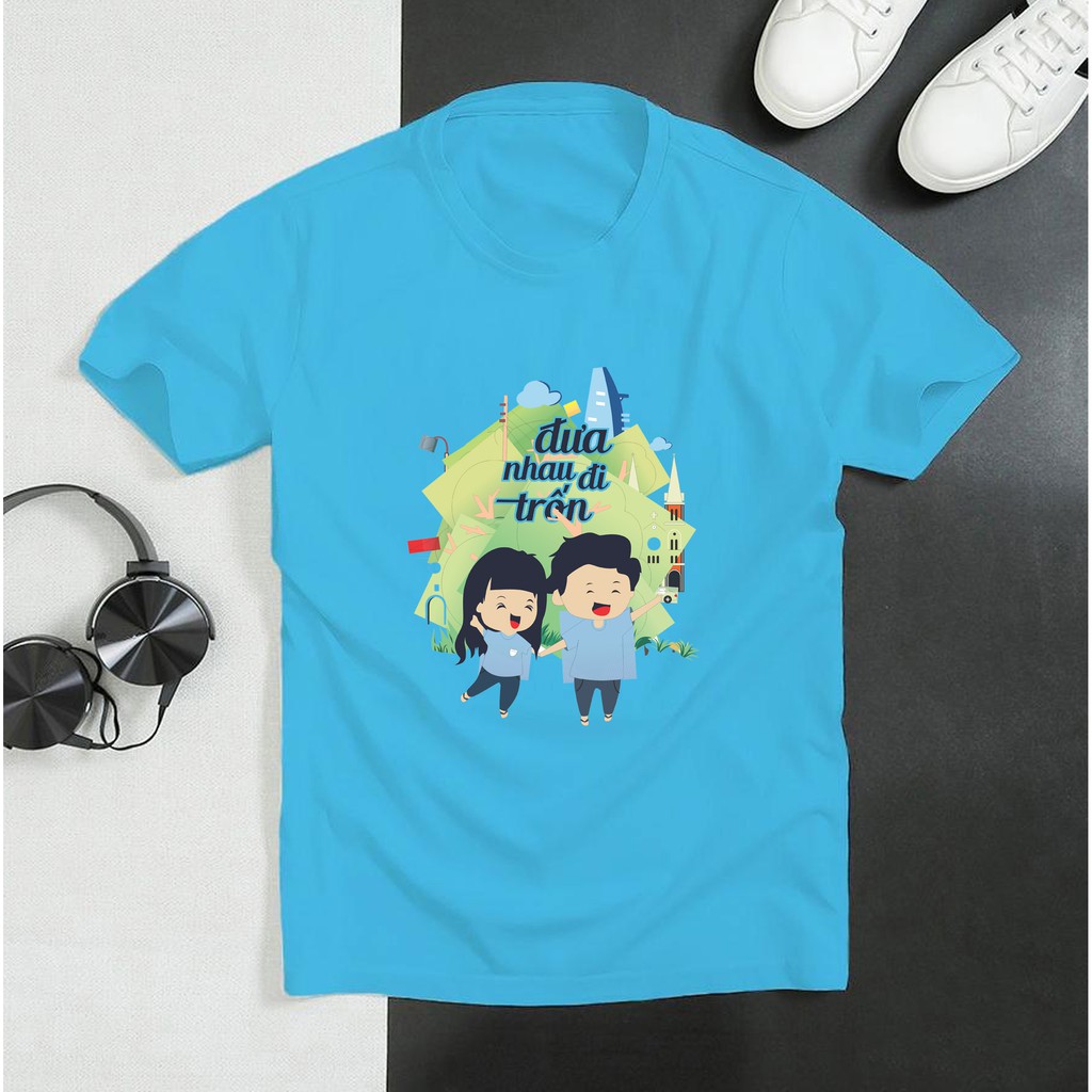 Áo thun nam nữ in hình thời trang Everest KM30