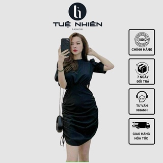 Váy khoét eo sexy , đầm nhún rút 2 bên - Tuệ Nhiên - Fashion