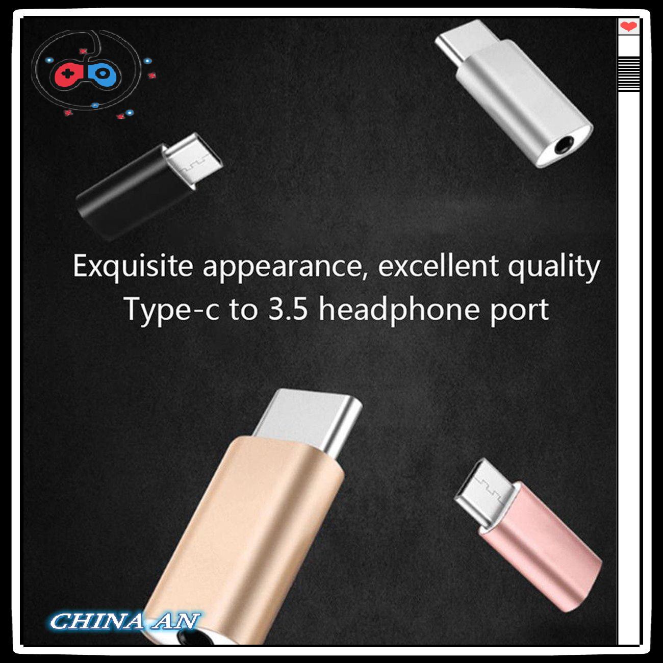 ⚡Hot sản phẩm/Type-C To 3.5mm Jack Earphone USB C Headphone Audio Adapter For Xiaomi Huawei