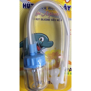 Hút mũi silicone Dolphin 2 Dây, Dụng Cụ  Làm  Sạch Dịch Mũi cho Bé Yêu