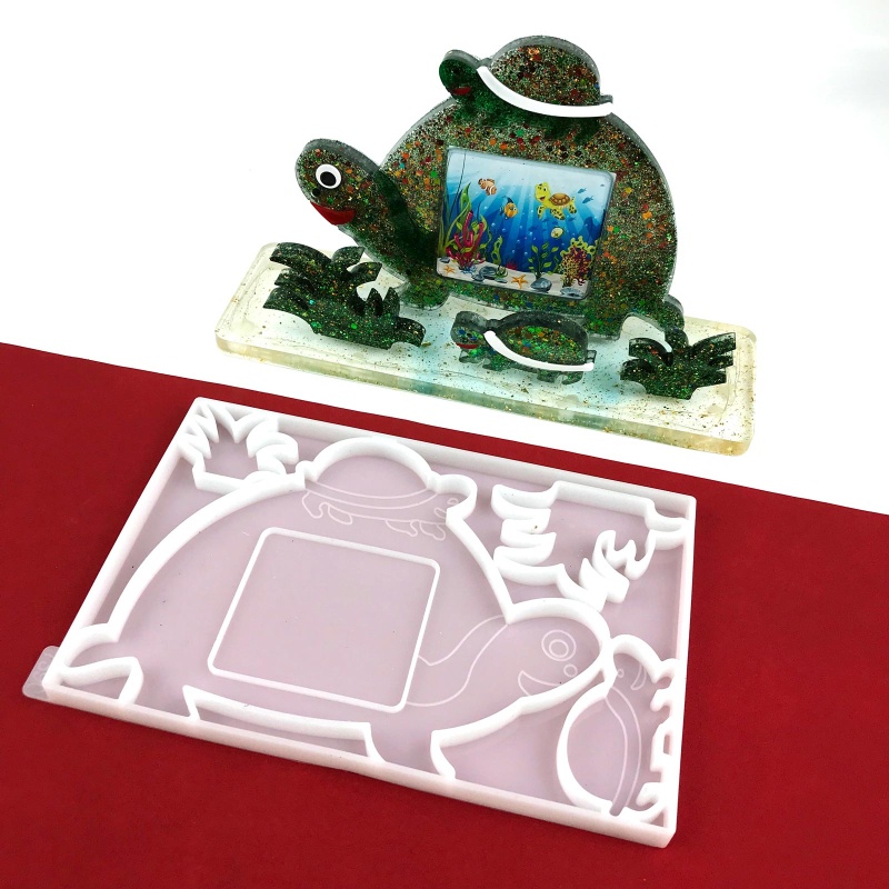 Khuôn Làm Khung Ảnh Bằng Epoxy Hình Khủng Long / Voi Độc Đáo DIY