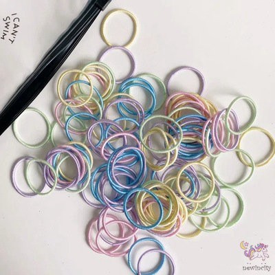 Dây Cột Tóc Màu Sắc Ngọt Ngào Phong Cách Hàn Quốc Cho Bé Gái