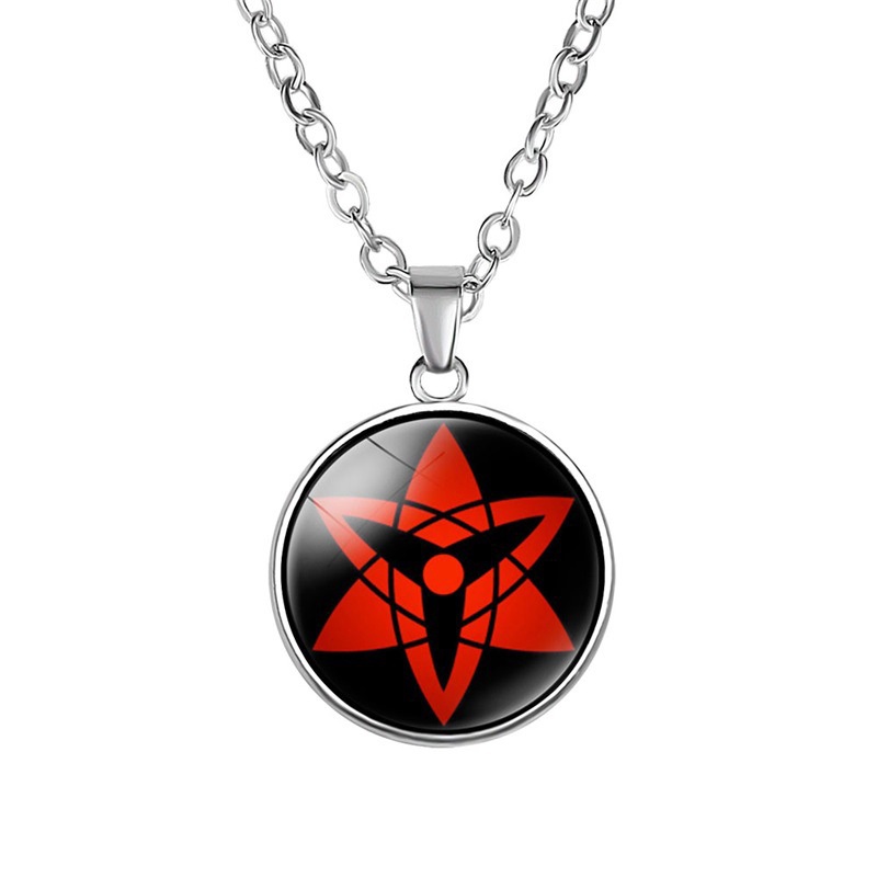 Vòng cổ Mặt Kính Hóa Trang Nhân Vật Uchiha Kakashi Trong Naruto Sharingan Thời Trang
