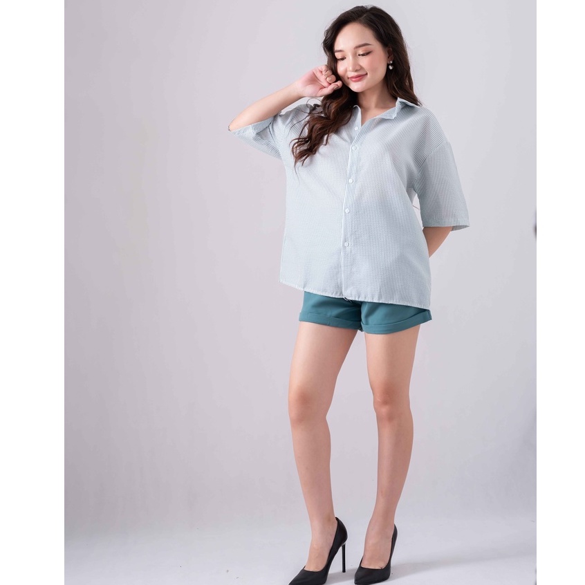 Quần Short Nữ Gập Gấu - Quần sooc cạp cao tôn dáng nhiều màu Zuca Shop