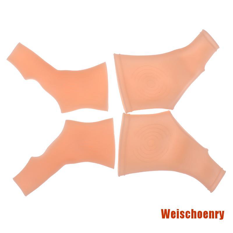 (Hàng Mới Về) Bộ 2 Đai Silicone Đeo Bảo Vệ Cổ Tay Chống Thấm Nước Dành Cho Người Bị Chấn Thương