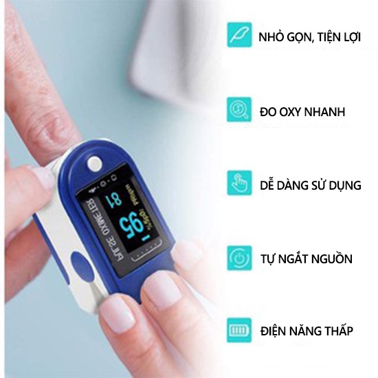 Máy Đo SPO2, Đo Nồng Độ Oxy Trong Máu, Đo Nhịp Tim LK87 - SATOO HealthyCare