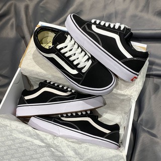 [Hàng cao cấp + Full Box + Tặng Tất] Giày Old Skool Basic Black/White