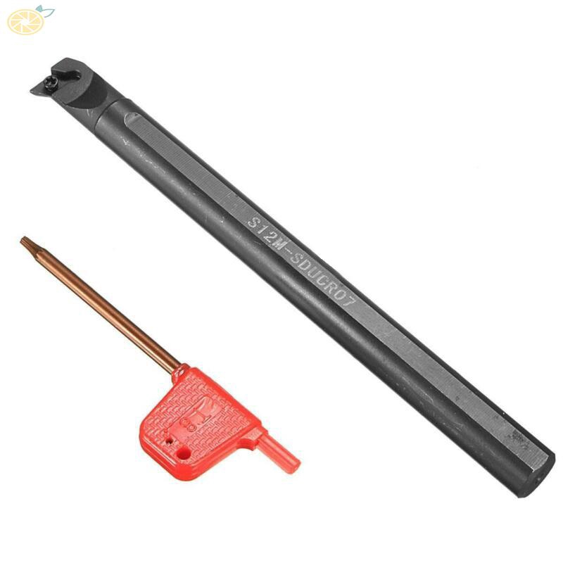 Cán dao CNC S12M-SDUCR07 + lưỡi DCMT0702 bằng thép không gỉ cho máy tiện kim loại