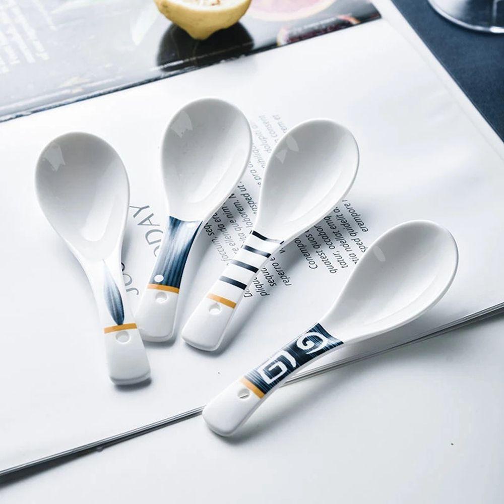 Muỗng Múc Canh Bằng Sứ Tiện Dụng Cho Nhà Bếp