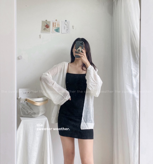 Áo khoác cardigan len tơ | BigBuy360 - bigbuy360.vn